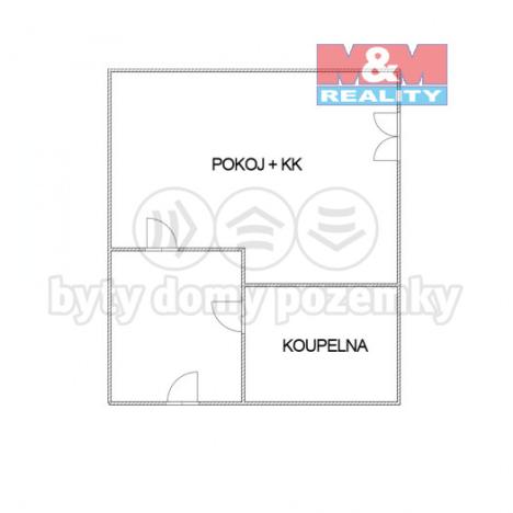 Prodej bytu 1+kk, Praha - Kobylisy, 23 m2