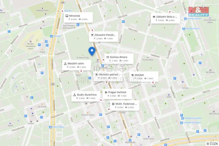 Prodej bytu 1+kk, Praha - Kobylisy, 23 m2