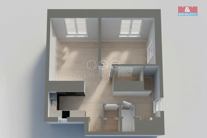 Prodej bytu 2+kk, Praha - Vinohrady, Na Folimance, 61 m2