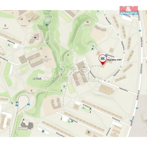 Pronájem bytu 3+1, Brno - Lesná, Nejedlého, 67 m2