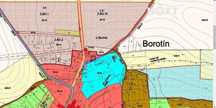 Prodej pozemku pro bydlení, Borotín, 810 m2