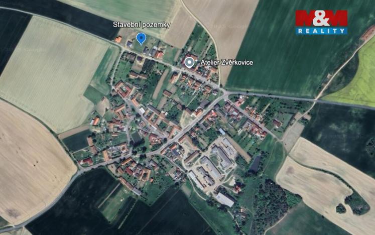 Prodej pozemku pro bydlení, Zvěrkovice, 1232 m2
