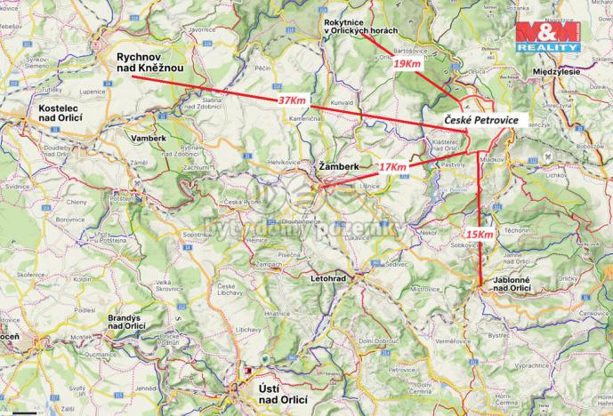 Prodej pozemku pro bydlení, České Petrovice, 3216 m2