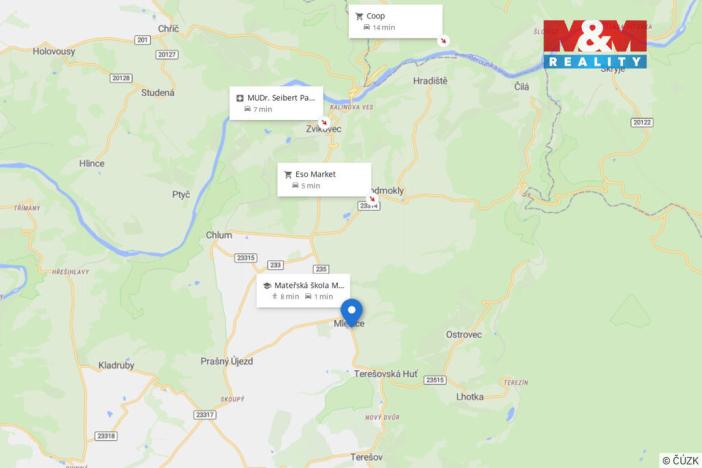 Prodej rodinného domu, Mlečice, 500 m2