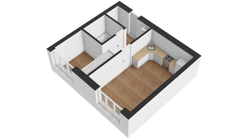 Pronájem bytu 2+kk, Olomouc, Foerstrova, 40 m2