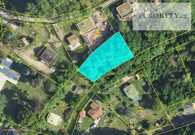 Prodej zahrady, Mnichovice, 679 m2