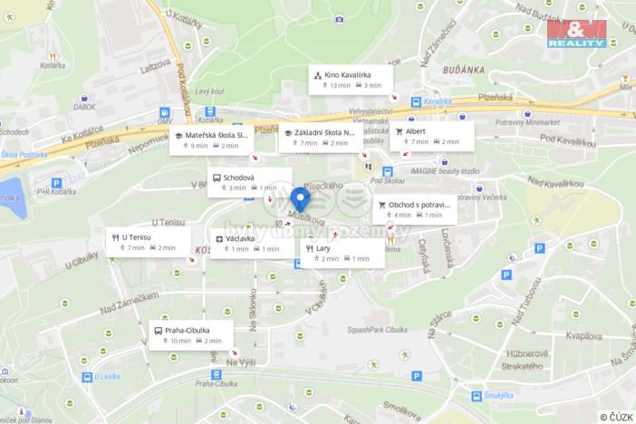 Prodej bytu 2+1, Praha - Košíře, Musílkova, 62 m2