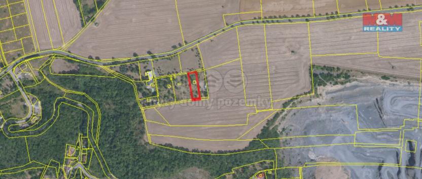 Prodej zahrady, Husinec, Na Kazatelně, 1198 m2