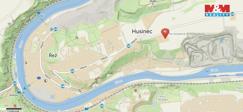 Prodej zahrady, Husinec, Na Kazatelně, 1198 m2