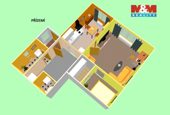 Prodej rodinného domu, Praha - Zbraslav, Za Opusem, 184 m2