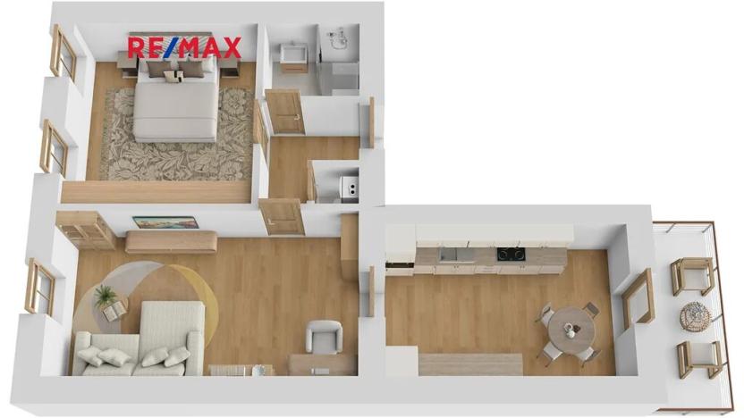 Prodej bytu 2+1, Praha - Karlín, Pernerova, 62 m2