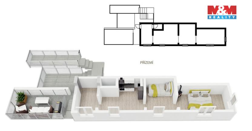 Prodej chaty, Vlastějovice, 37 m2