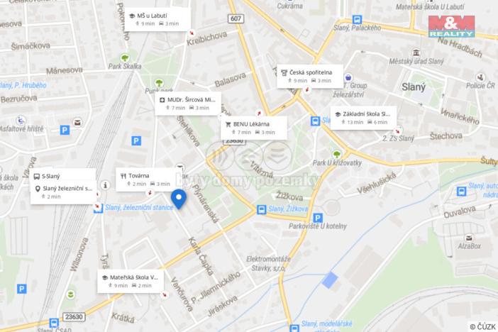 Prodej bytu 3+1, Slaný, Karla Čapka, 59 m2