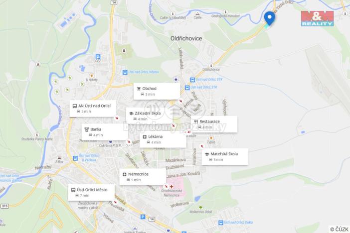 Prodej pozemku pro bydlení, Ústí nad Orlicí, 1510 m2