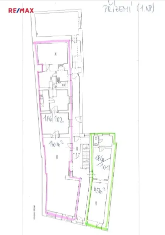 Pronájem obchodního prostoru, Slaný, Třebízského, 140 m2
