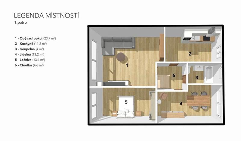 Prodej rodinného domu, Vroutek, Na Hůrce, 140 m2