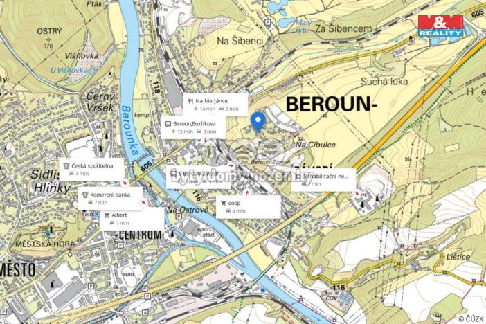 Pronájem bytu 3+1, Beroun - Beroun-Závodí, Na Cibulce, 84 m2