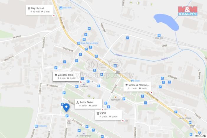 Prodej bytu 3+1, Karlovy Vary - Stará Role, Dvořákova, 83 m2