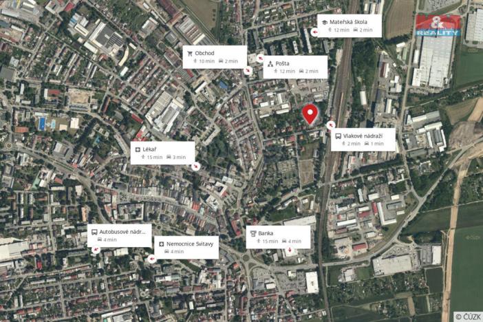 Pronájem bytu 1+1, Svitavy - Předměstí, Nádražní, 48 m2