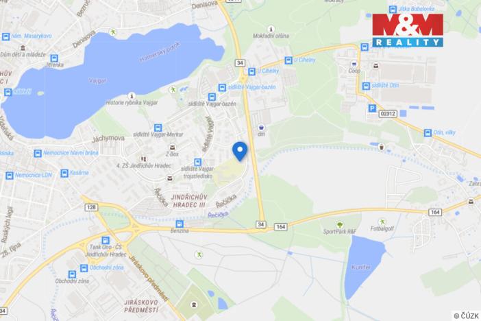 Prodej bytu 3+1, Jindřichův Hradec - Jindřichův Hradec III, sídliště Vajgar, 78 m2