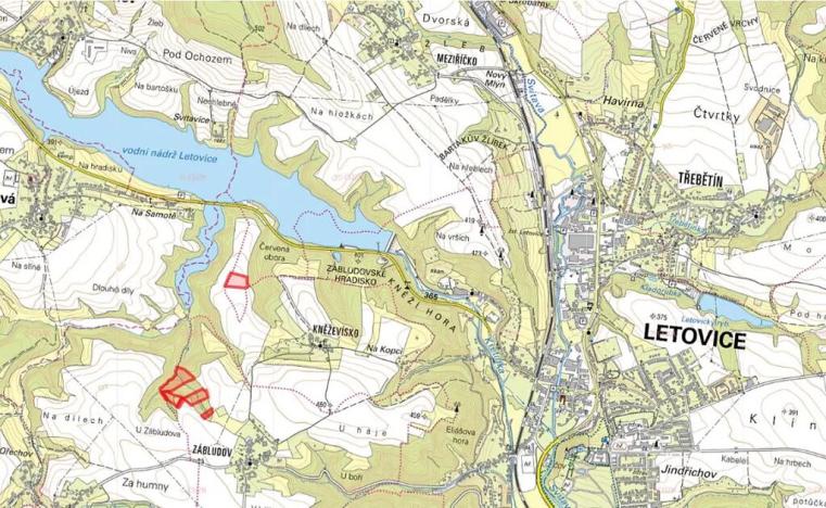 Prodej pole, Letovice, 14957 m2