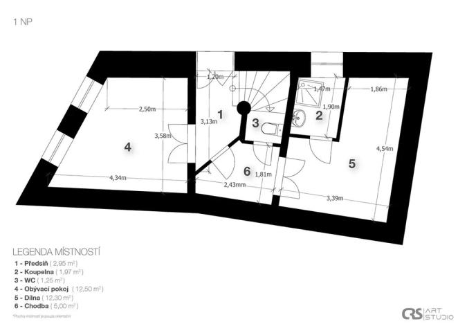 Prodej rodinného domu, Praha - Vršovice, Na stráni, 71 m2
