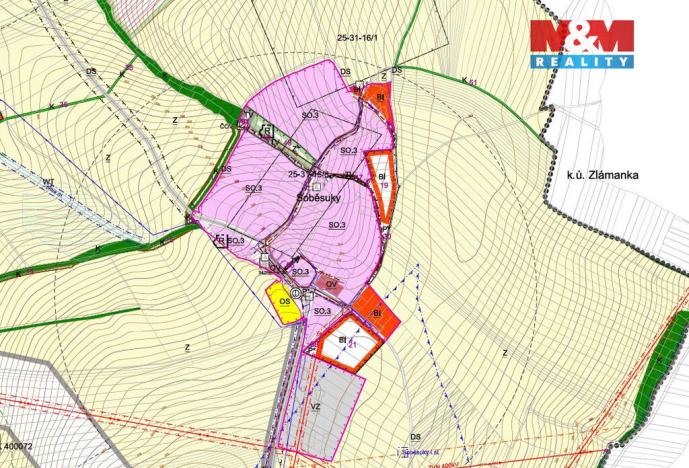 Prodej pole, Soběsuky, 9509 m2