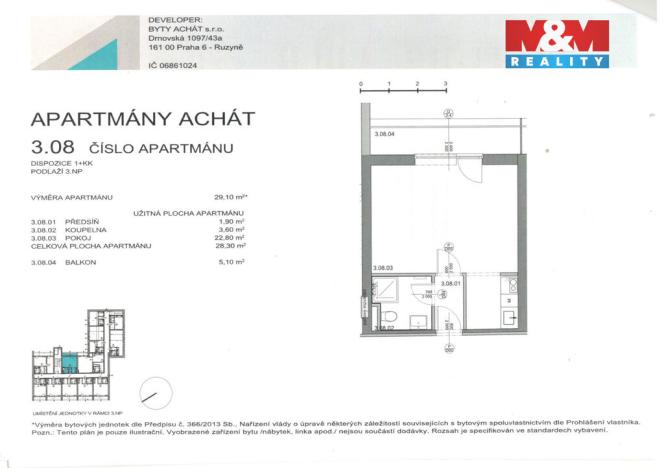 Prodej bytu 1+kk, Janov nad Nisou, 29 m2
