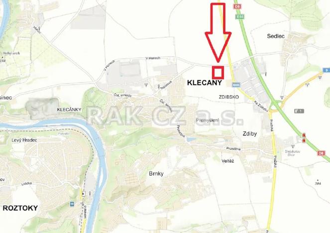 Prodej pole, Klecany, 65213 m2