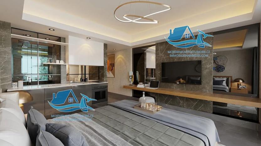 Prodej bytu 1+kk, Trikomo, Kypr, 39 m2