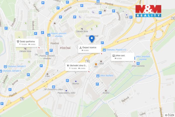 Prodej bytu 3+1, Chomutov, Jirkovská, 62 m2