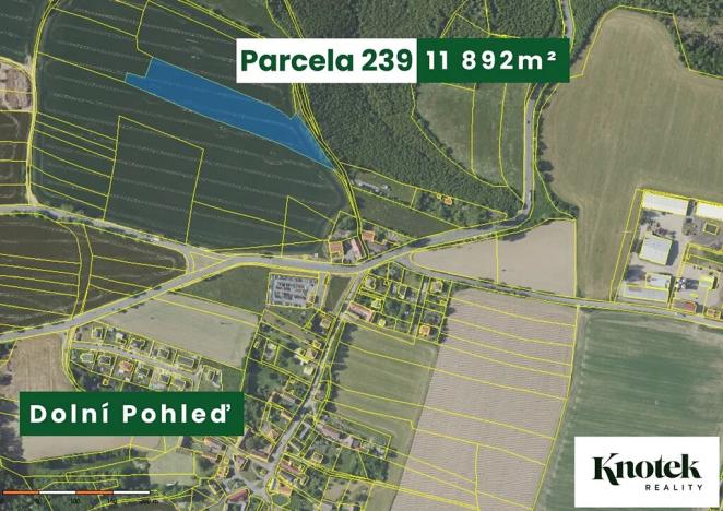 Prodej podílu pole, Zruč nad Sázavou, 21150 m2