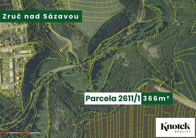 Prodej podílu pole, Zruč nad Sázavou, 21150 m2