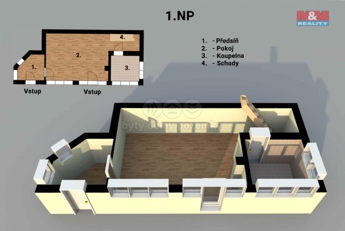 Prodej rodinného domu, Zlín, Pasecký žleb, 91 m2