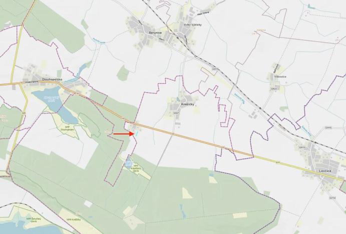 Prodej pole, Kněžičky, 518 m2