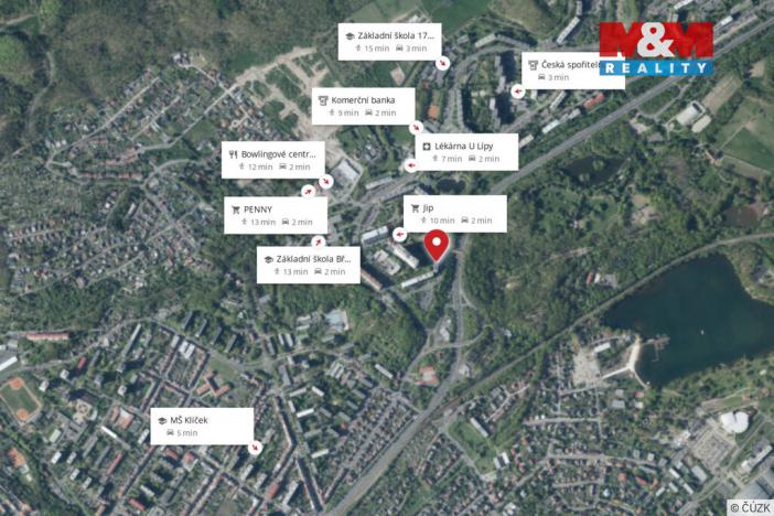 Prodej bytu 2+1, Chomutov, Stavbařská, 56 m2