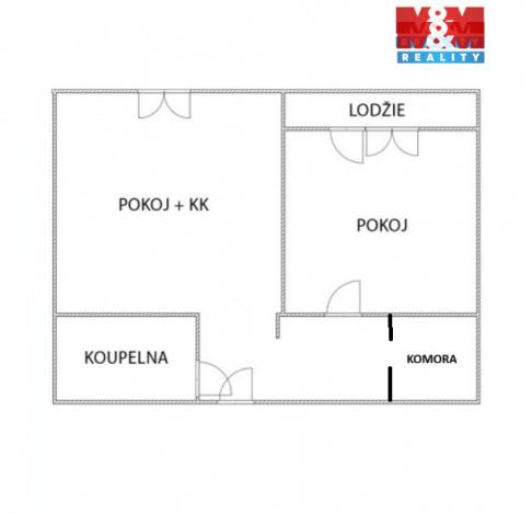 Prodej bytu 2+kk, Ostrava - Hrabůvka, Plzeňská, 48 m2