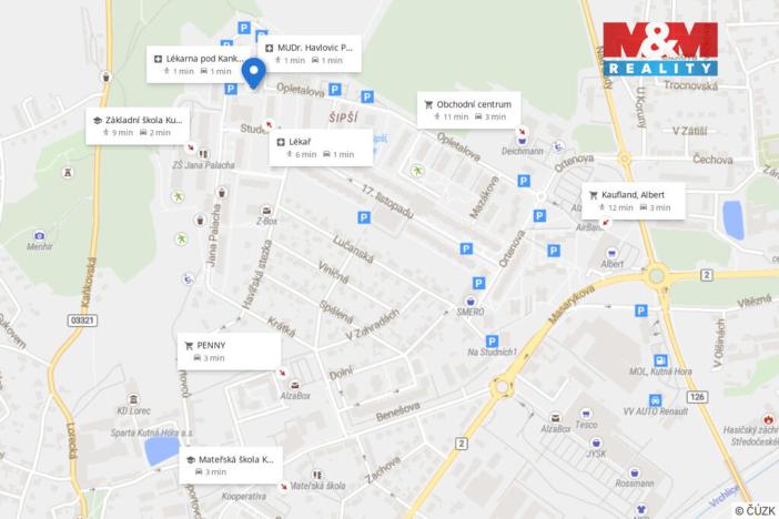 Prodej bytu 3+kk, Kutná Hora - Šipší, Šandova, 69 m2