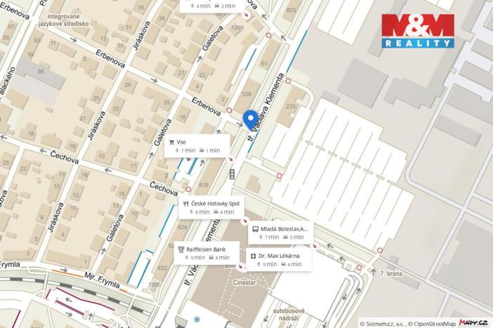 Pronájem kanceláře, Mladá Boleslav, tř. Václava Klementa, 110 m2