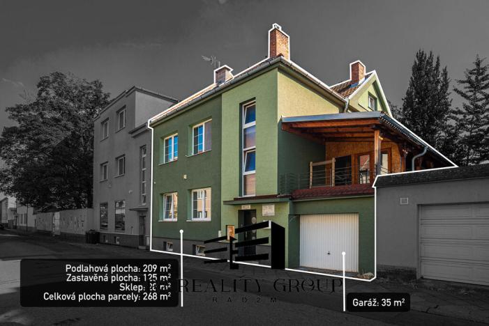 Prodej rodinného domu, Prostějov, Dykova, 209 m2