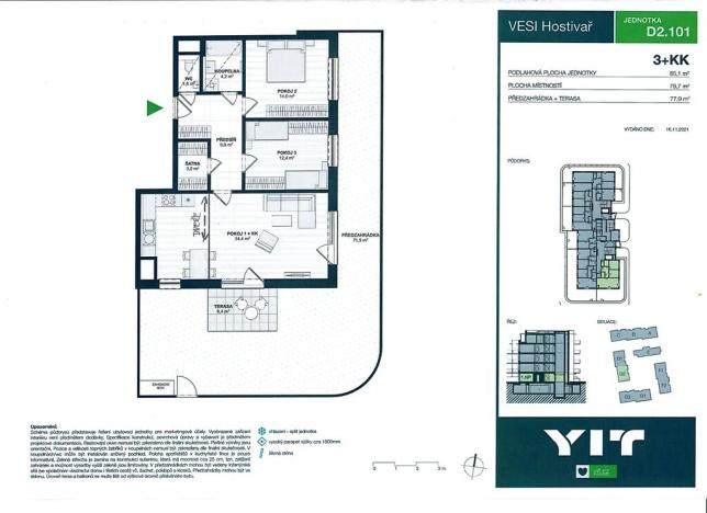 Prodej kanceláře, Praha - Hostivař, Nurmiho, 80 m2