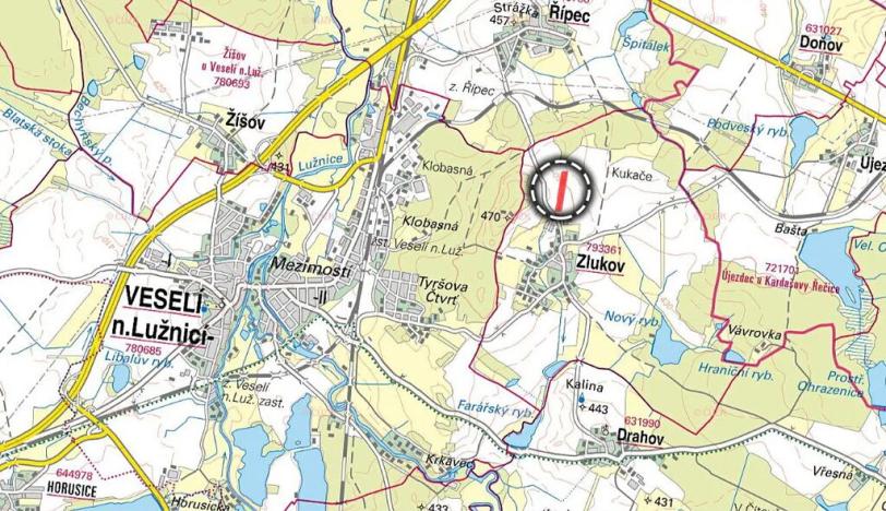 Prodej pole, Zlukov, 11858 m2