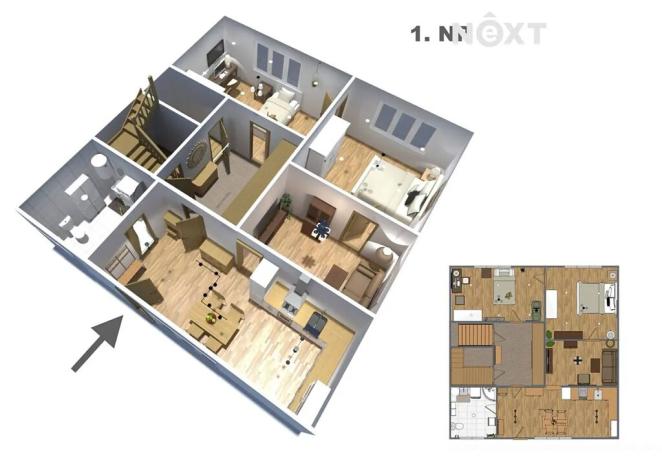 Prodej rodinného domu, Staňkovice, Myslivecká, 111 m2