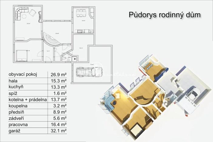 Prodej rodinného domu, Hrdějovice, Zahradní, 203 m2