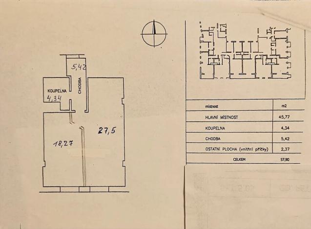 Prodej bytu 2+kk, Praha - Vršovice, Petrohradská, 58 m2