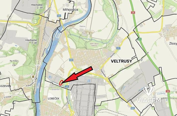 Prodej podílu pole, Veltrusy, 1039 m2