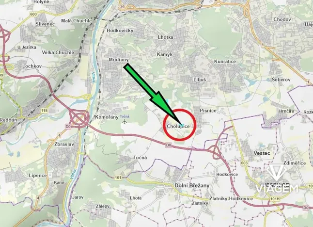 Prodej podílu pole, Praha - Cholupice, 1695 m2