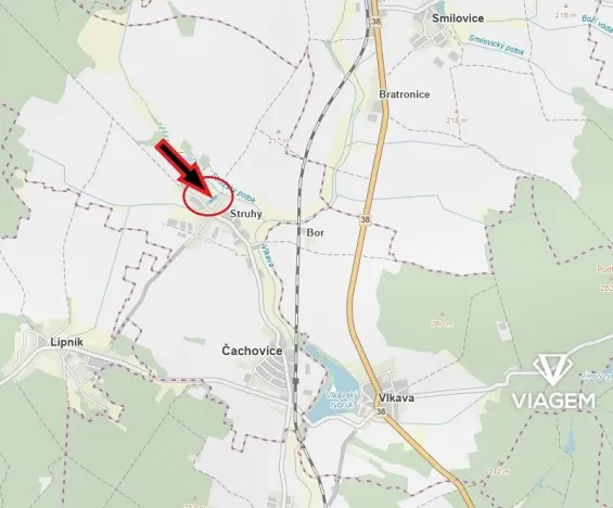 Prodej podílu zahrady, Čachovice, 1024 m2