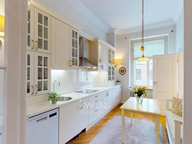 Pronájem bytu 3+1, Praha - Malá Strana, U železné lávky, 125 m2