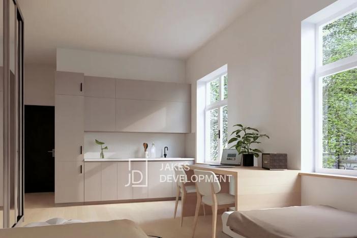 Pronájem bytu 1+kk, Praha - Liboc, Jenečská, 28 m2